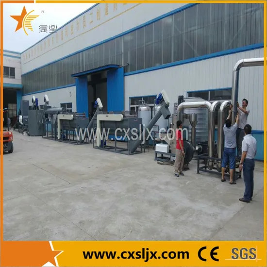 Polyester Staple Fiber Recycled Making Machine/Waste Pet Plastic Bottle Washing/Recycling Line/Machine/Plant