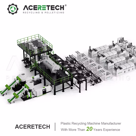 Lsp due anni di garanzia per il riciclaggio di plastica che fa macchina per pellet per fibra di graffetta per bottiglie per animali domestici